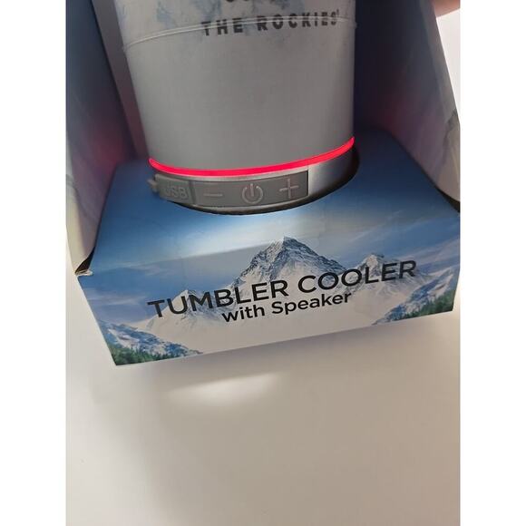 Coors Light Stainless Steel Tumbler Cooler w/ Speaker Grey NIB - Picture 7 of 16